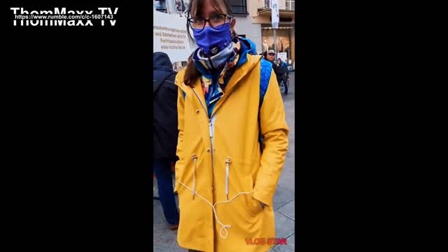 CoronaRebellenDemo 2.5.20 (2) - ANTIFA-Jennie muss sich nach Beleidigung entschuldigen