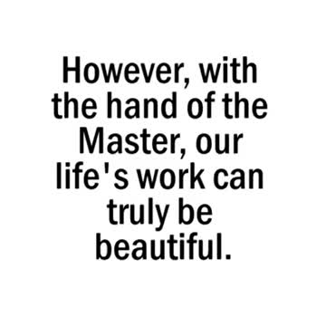 Trust in The Leading of the Master