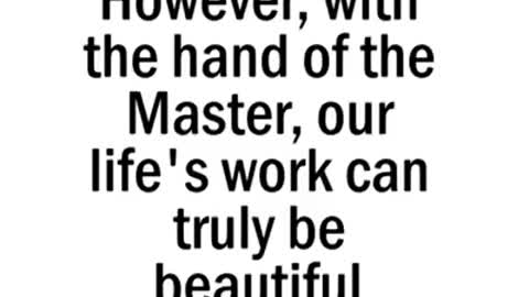 Trust in The Leading of the Master