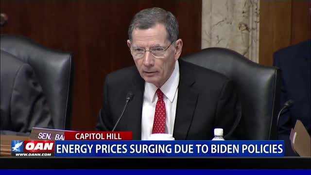 Energy prices surging due to Biden policies