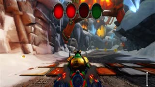 Crash Team Racing Nitro Fueled - Meteor Gorge Platinum Relic Race Gameplay