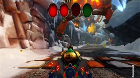 Crash Team Racing Nitro Fueled - Meteor Gorge Platinum Relic Race Gameplay