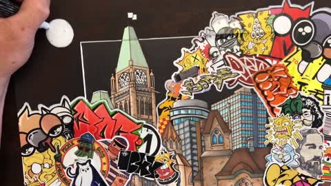 Sticker Bomb Ottawa