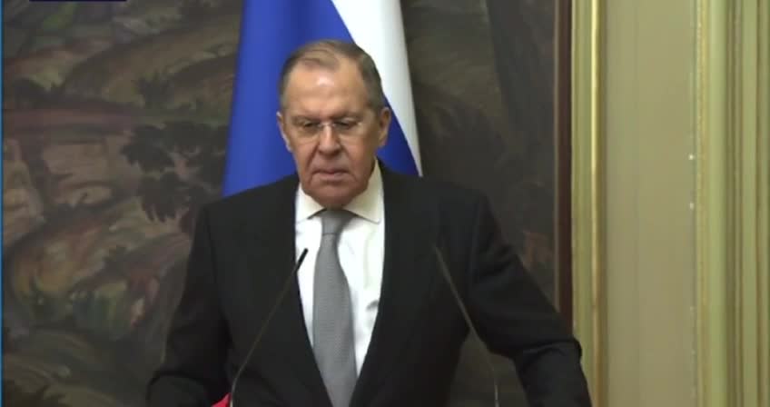 Sergey Lavrov responded with an eloquent nod to the question