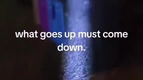 What chemtrails spray up must come down