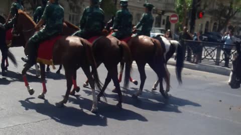 Azerbaijan parade.