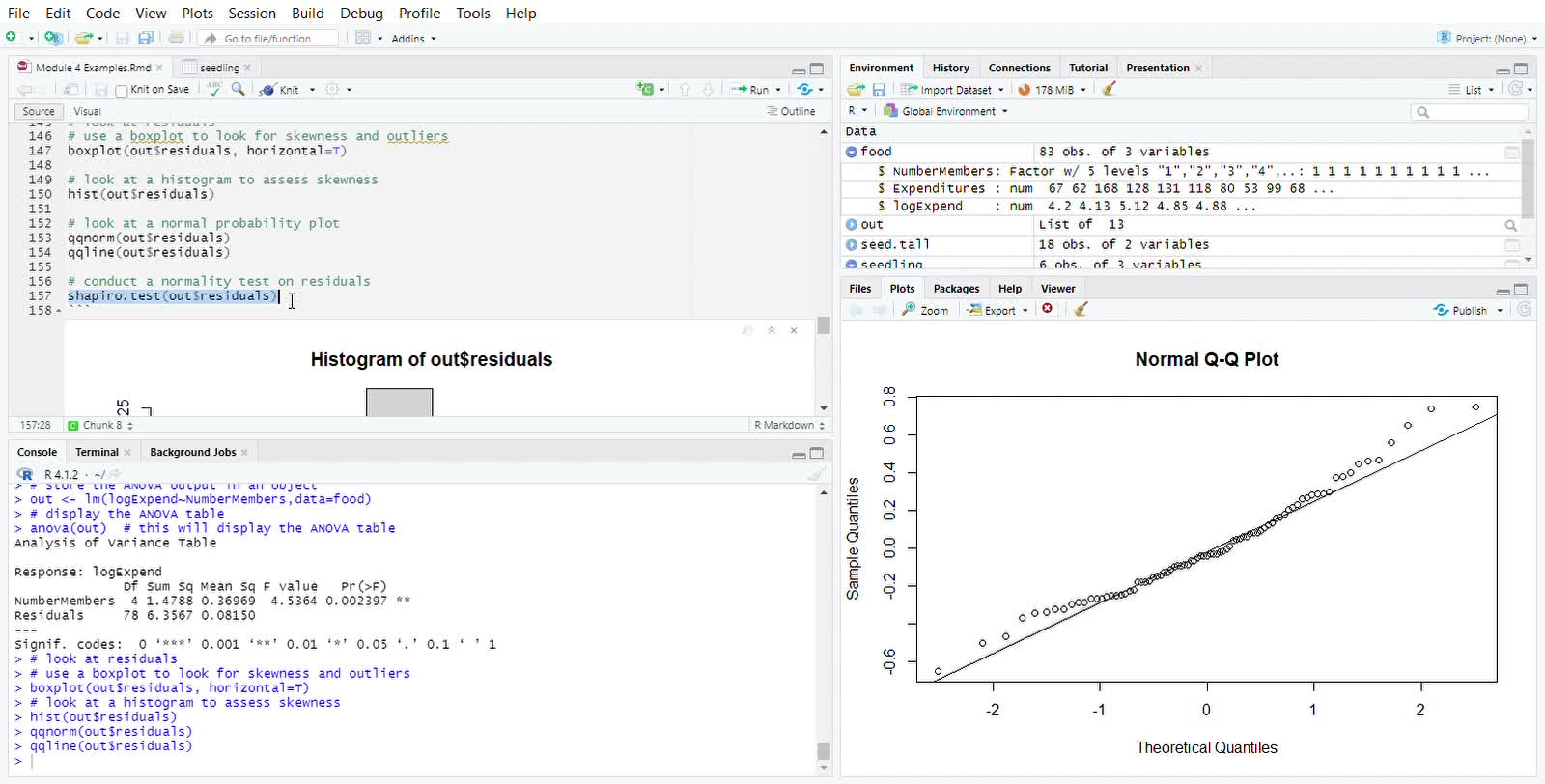 MATH 810 ANOVA Examples in R