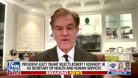 Dr. Oz reacts to RFK, Jr’s Health and Human Services nomination