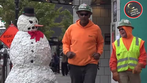 "Rindo às Gargalhadas com o Brincadeira do Boneco de Neve Assustador! 😂 | Reações Épicas"