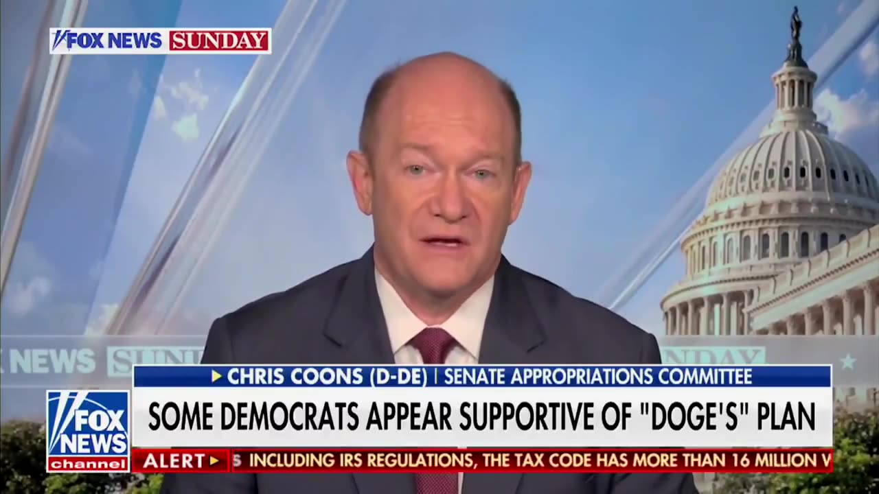 Even Democrat Senator Chris Coons Sees Potential Good in Elon Musk's DOGE