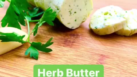 Herb garlic butter