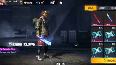 Upcoming new parang skin in freefire