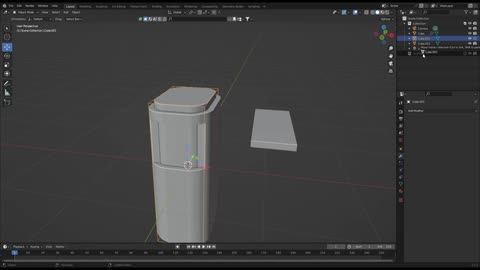 First model in Blender