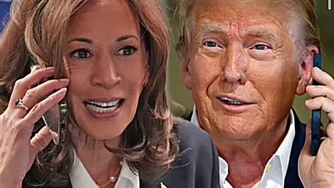 Trump and Kamala - Telephone