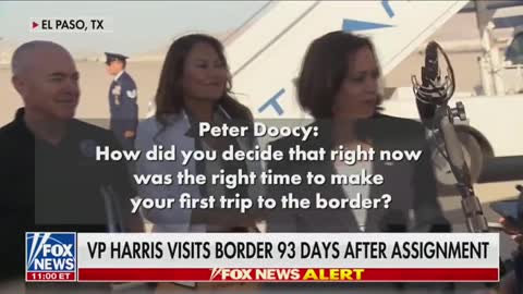 Harris at the Border Objects to Question from Fox News Reporter