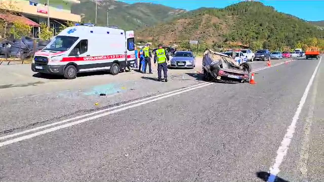 Aksident në Rrugën e Kombit, disa të plagosur