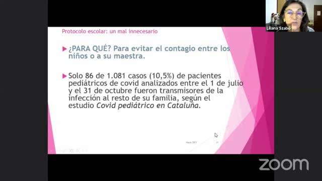 Dra Liliana Szabó CONUVIVE Mundial - 27 marzo 2021