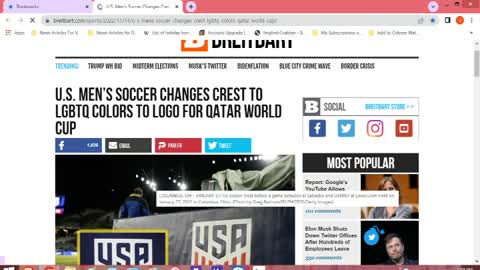 Chaos News Special US Soccer Team Virtue Signals In the Middle East Edition