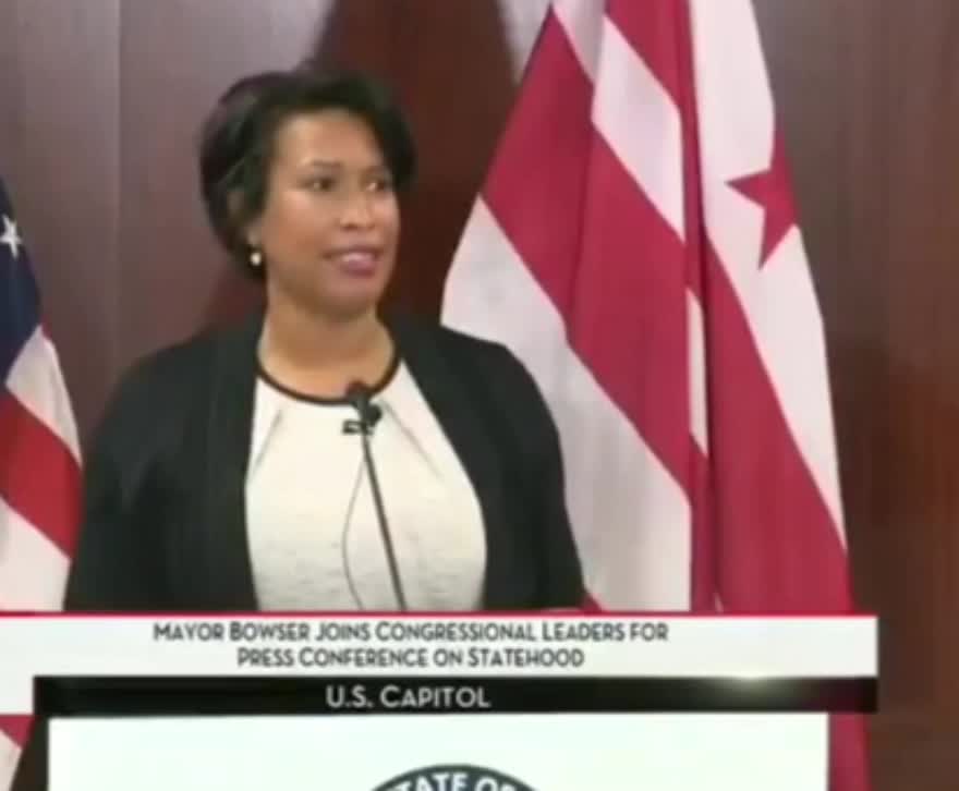 DC MAYOR BOWSER USES RACE TO JUSTIFY MAKING WASHINGTON, DC ANOTHER STATE