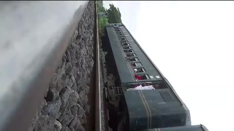 Train on track