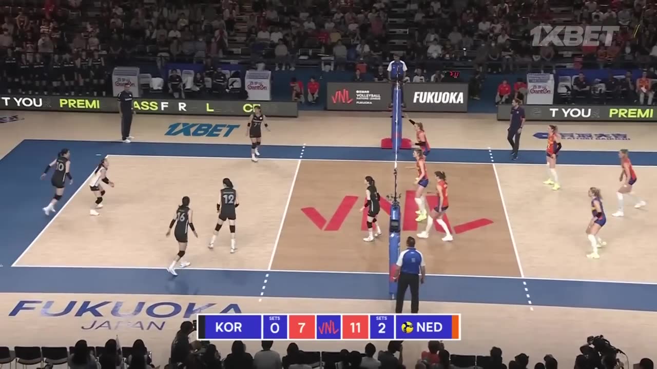 Highlights from Week 3 of Women's VNL 2024: NED vs. KOR