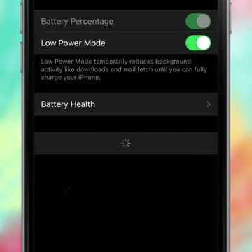 Activate Optimised Battery Charging 🔋
