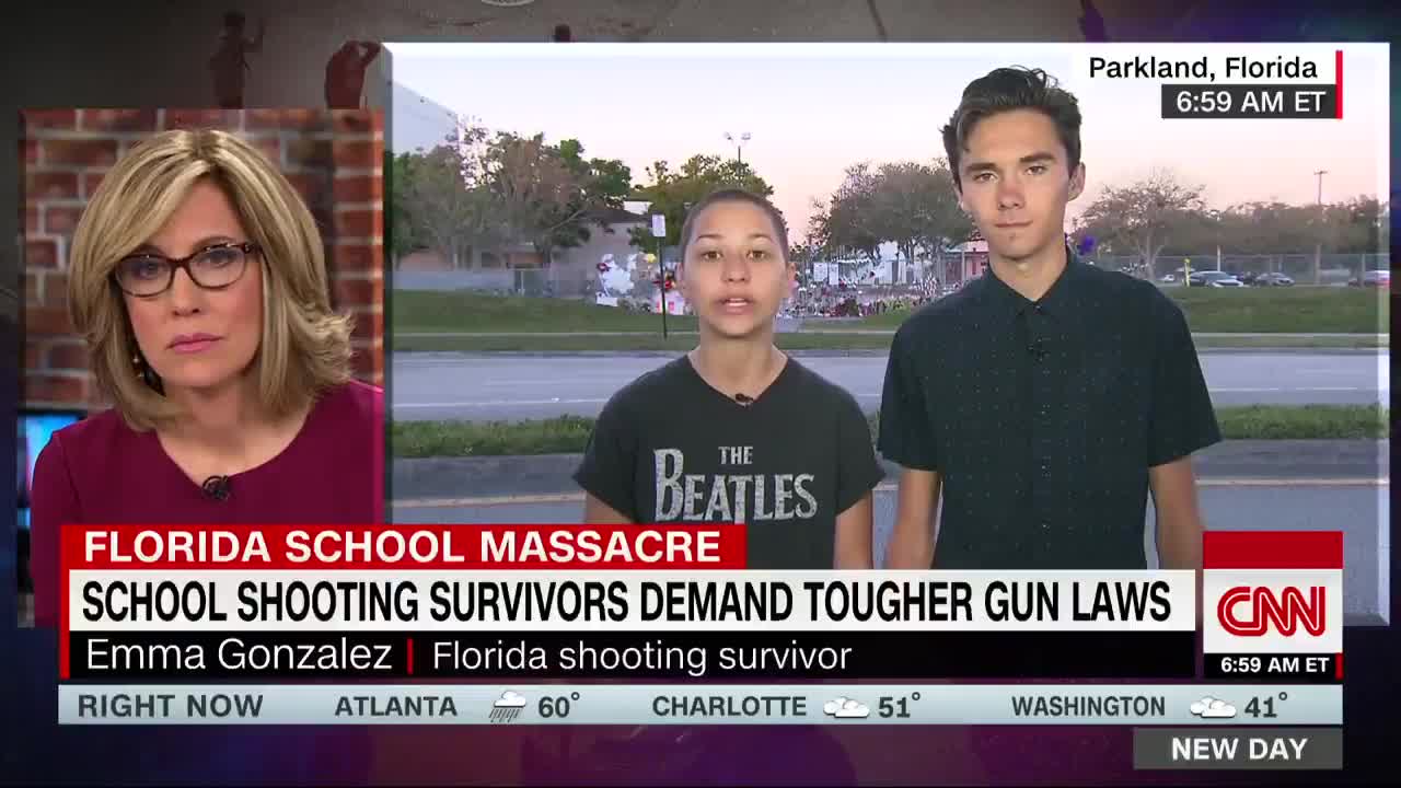 CNN exploits grieving high school students who label the NRA as 'child murderers'