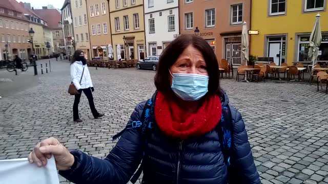 Osnabrück 22.03.21 Demo Runden um den Ring, Eindrücke.