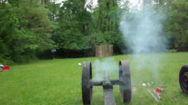 Shooting target with my cannon