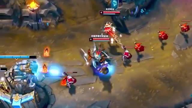 League of Legends auxiliary super god moment