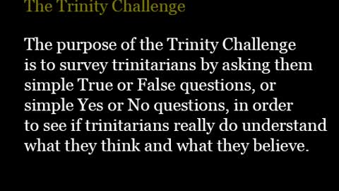 The Trinity Challenge