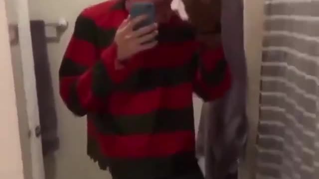 Freddy Krueger at the gay party