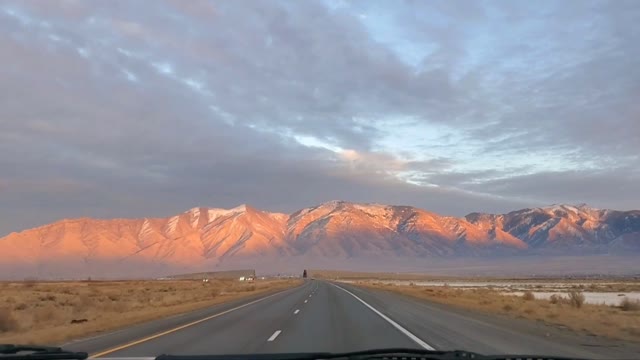 The No bridge bridge with view of Deseret Peak