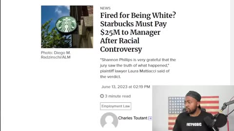 WOKE Starbucks ORDERED To Pay $25 Million For Firing Manager Because She Is White! 6-14-23 Black Con
