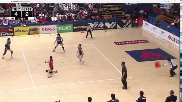 Libero KOJIMA's nice set up for back row quick