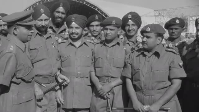 The Indian army went to Gaza. 1957