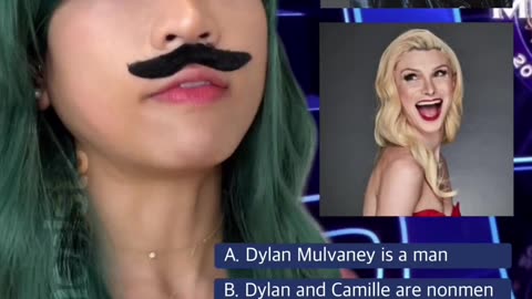 They're both wrong. It's B. Dylan and Camille are both non-men