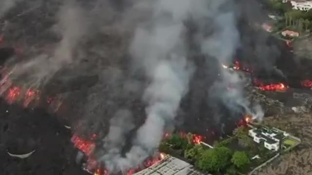 The volcano on the Spanish island of La Palma has been erupting for six weeks now