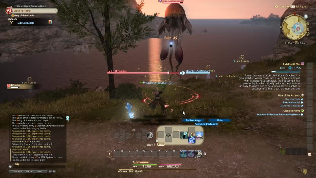 FF14 Grinding to 90 3