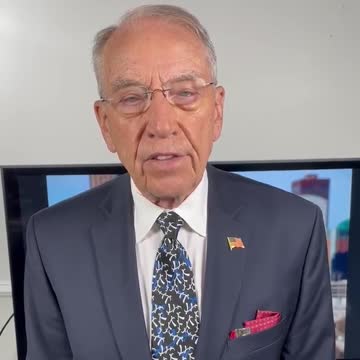 SENATOR GRASSLEY: FBI Director Wray is coming before the Senate Judiciary Committee this Thursday