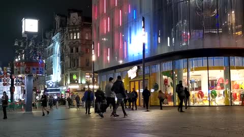 Walking people busy city of the world