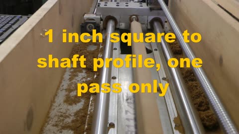 Coos Cue Square to Shaft Profile Cut