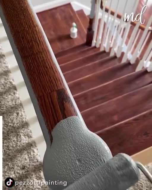 Satisfying railing painting