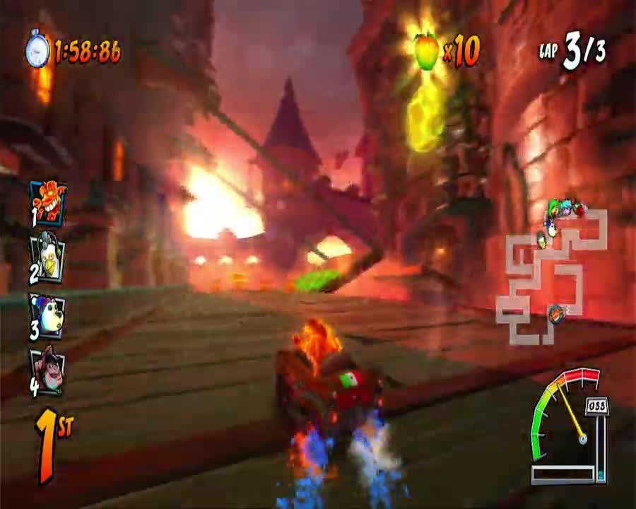 Cortex Castle Nintendo Switch Gameplay - Crash Team Racing Nitro-Fueled