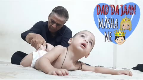 My Grand Father's Giving Me Lovely Massage