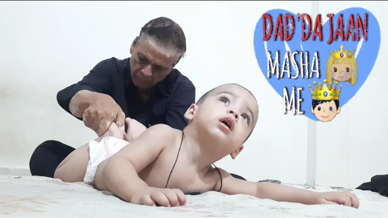 My Grand Father's Giving Me Lovely Massage