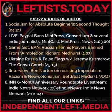 #Socialism for Absolute Beginners | Ukraine Russia & False Flags | 5/6 Leftists.today