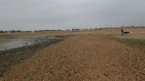 Tichfield Haven. At low tide.