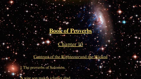 Christian Meme Video: Proverbs Chapter 10 (03/24/2024)