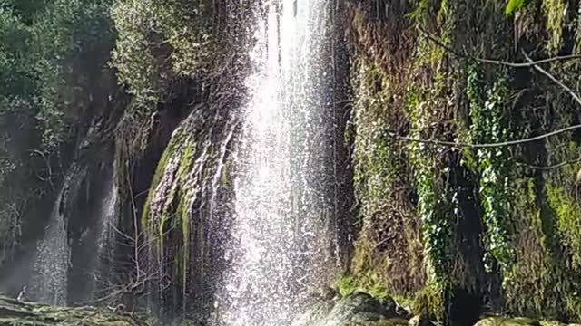 Waterfall for meditative mood